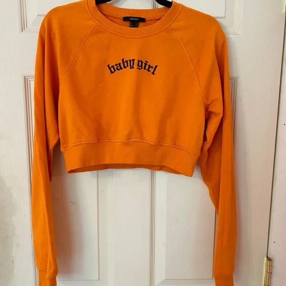Forever 21 Tops New Forever Small Crop Sweatshirt Top